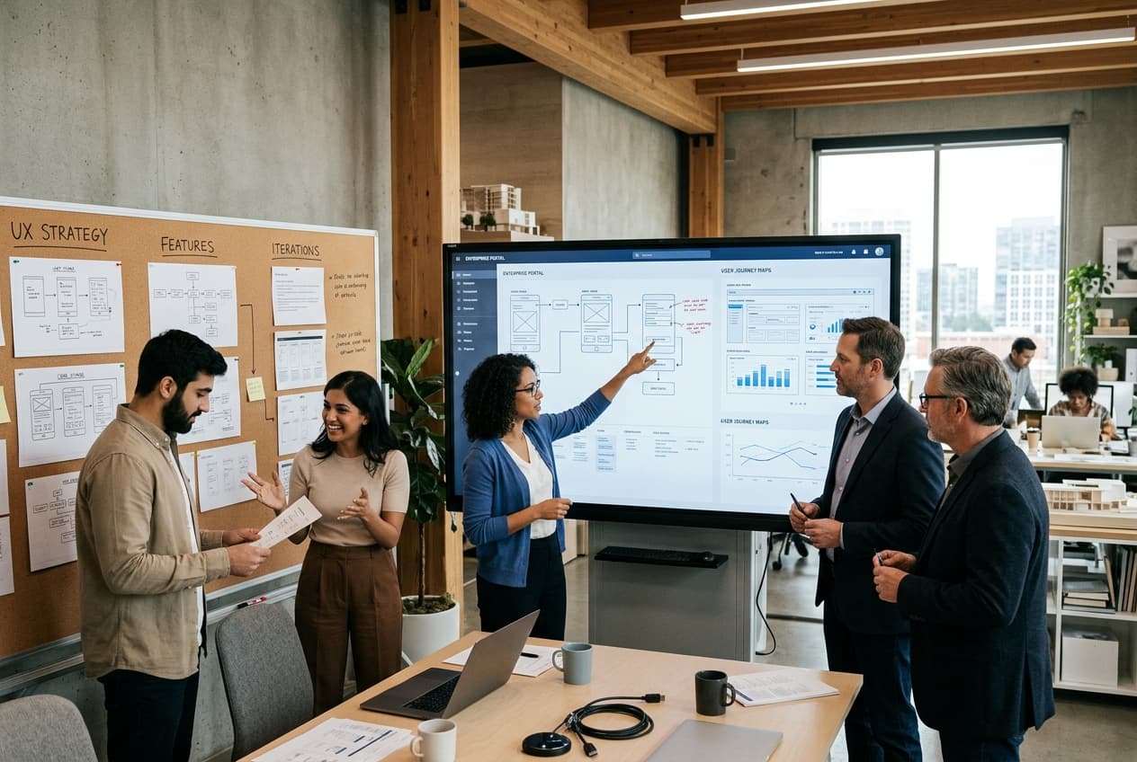 Editorial showcase representing Making Important Work Easier to Navigate.